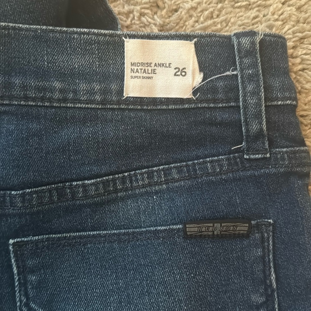 Hudson midrise Natalie jeans